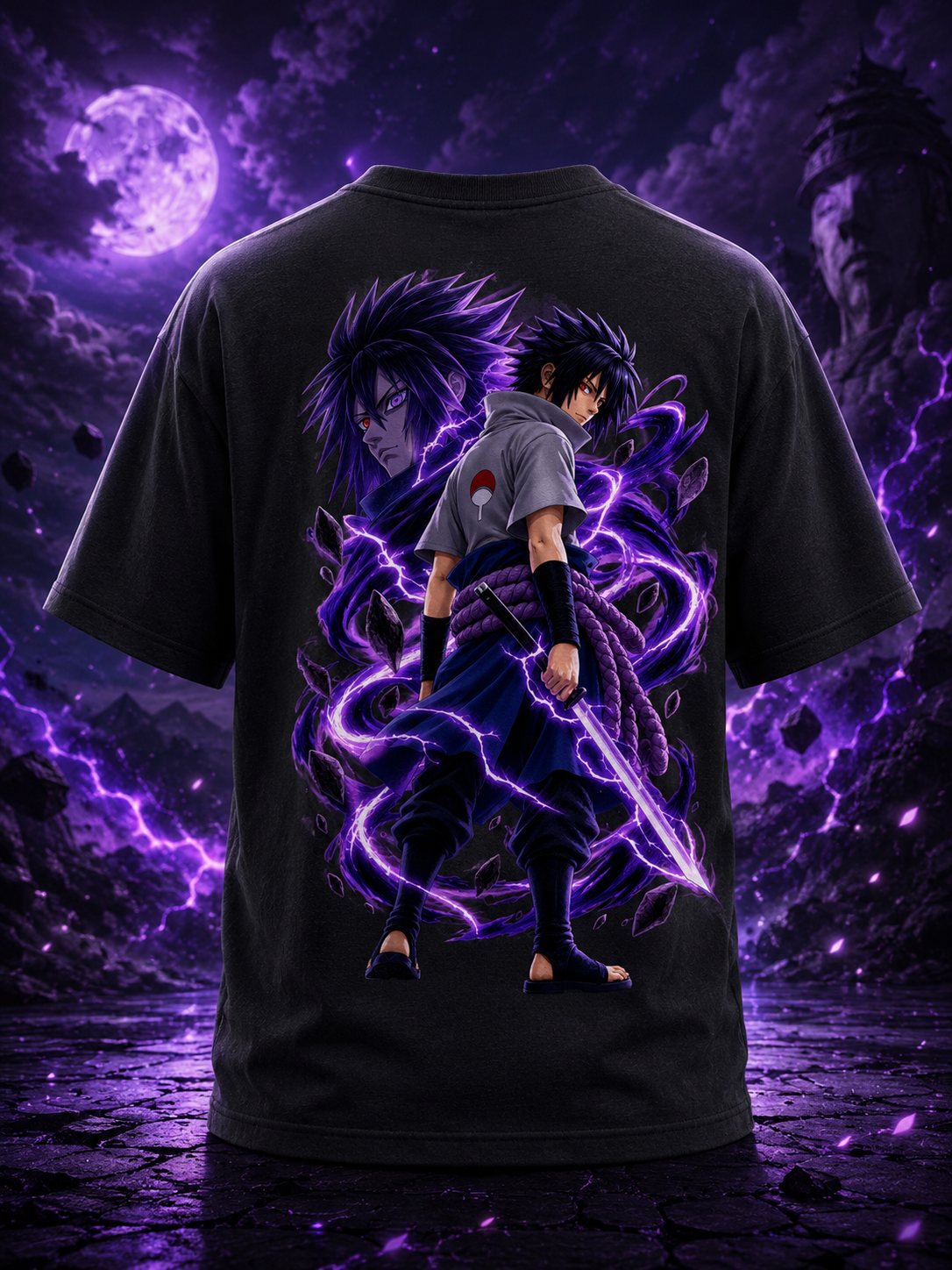 Sasuke Uchiha Iconic Unisex Classic Crew T-Shirt