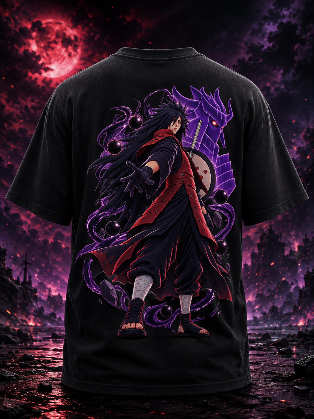 madara uchiha Iconic Unisex Oversized Standard T-Shirt