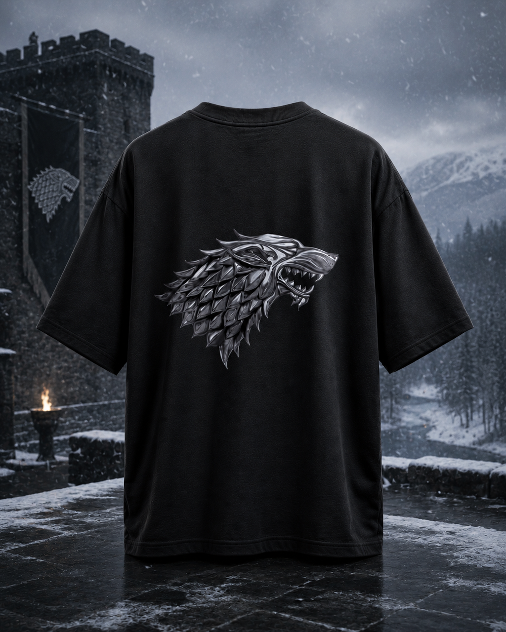 Stark Symbol Unisex Oversized Standard T-Shirt