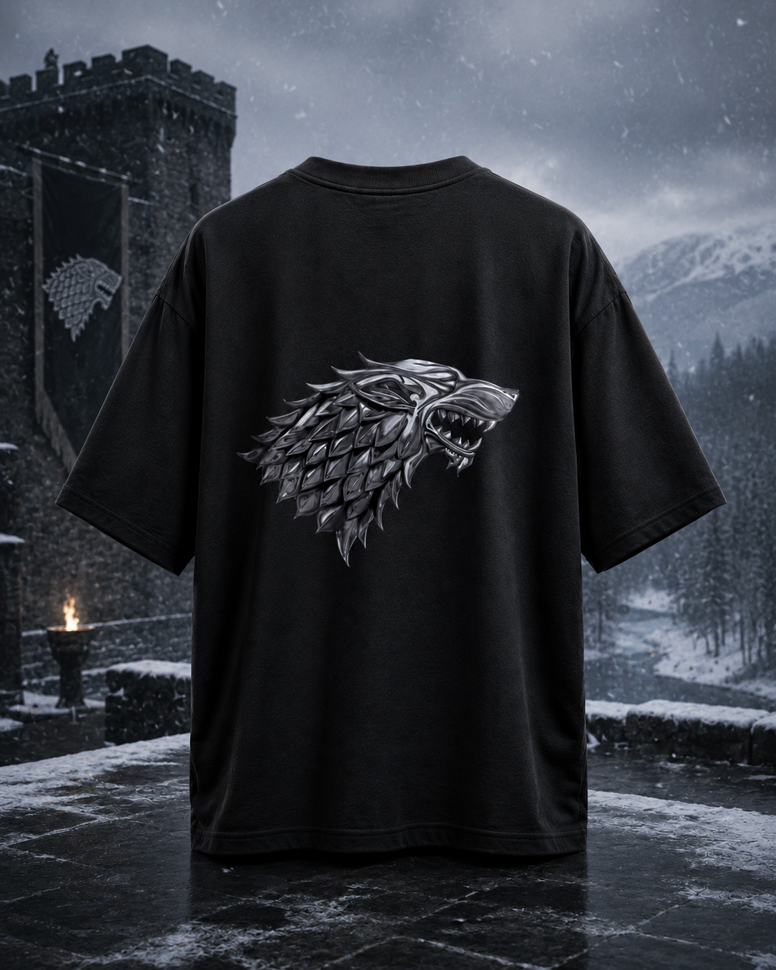 Stark Symbol Unisex Oversized Standard T-Shirt