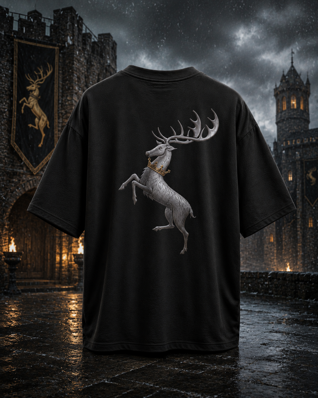 Baratheon Symbol Unisex Oversized Standard T-Shirt
