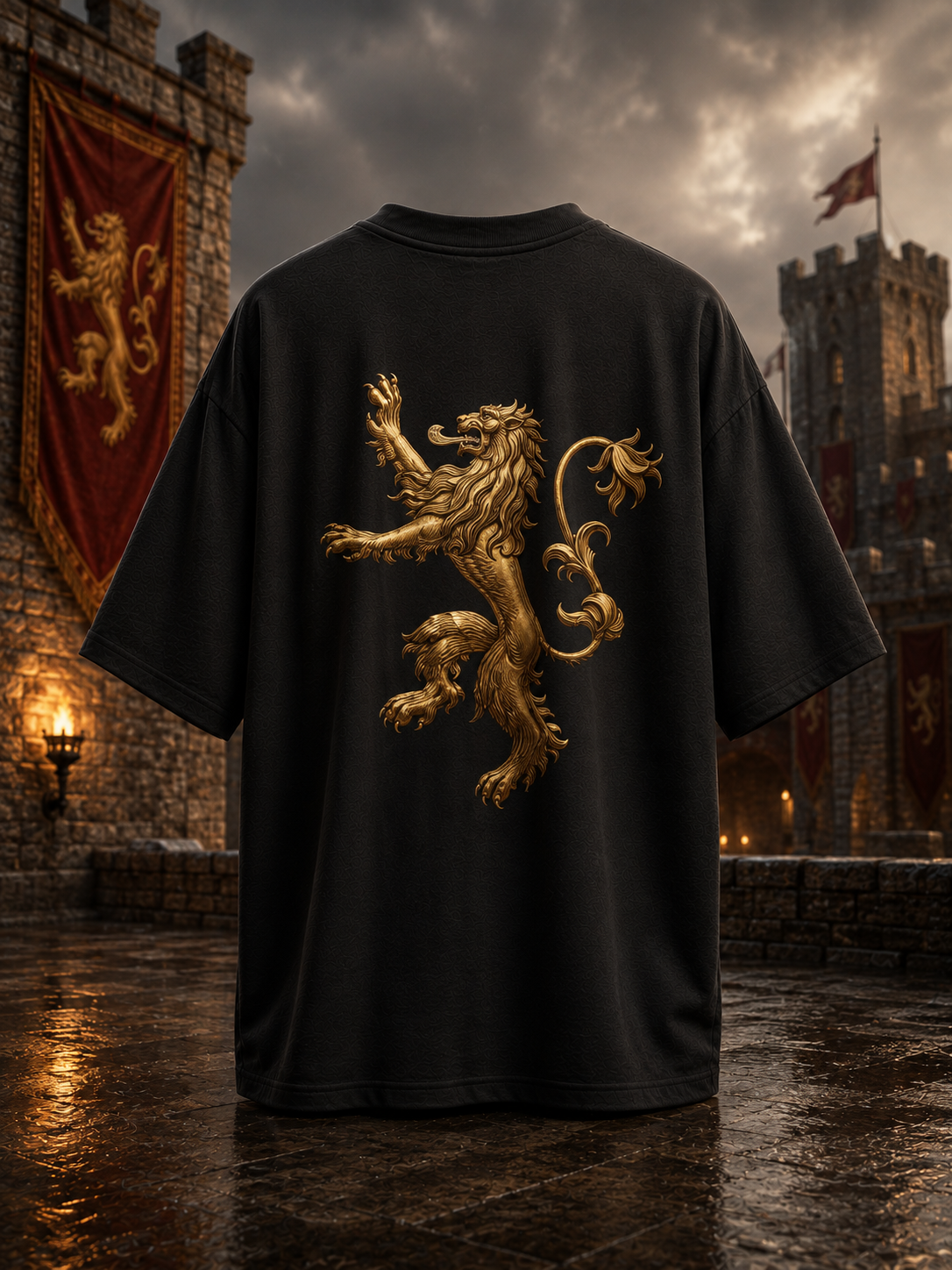 Lannister Symbol Unisex Oversized Standard T-Shirt