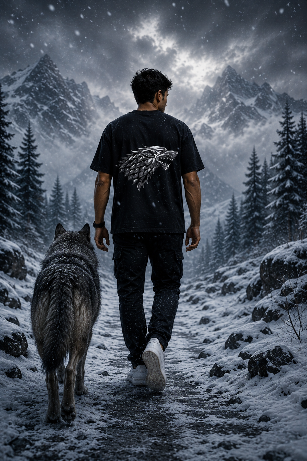 Stark Symbol Unisex Oversized Standard T-Shirt