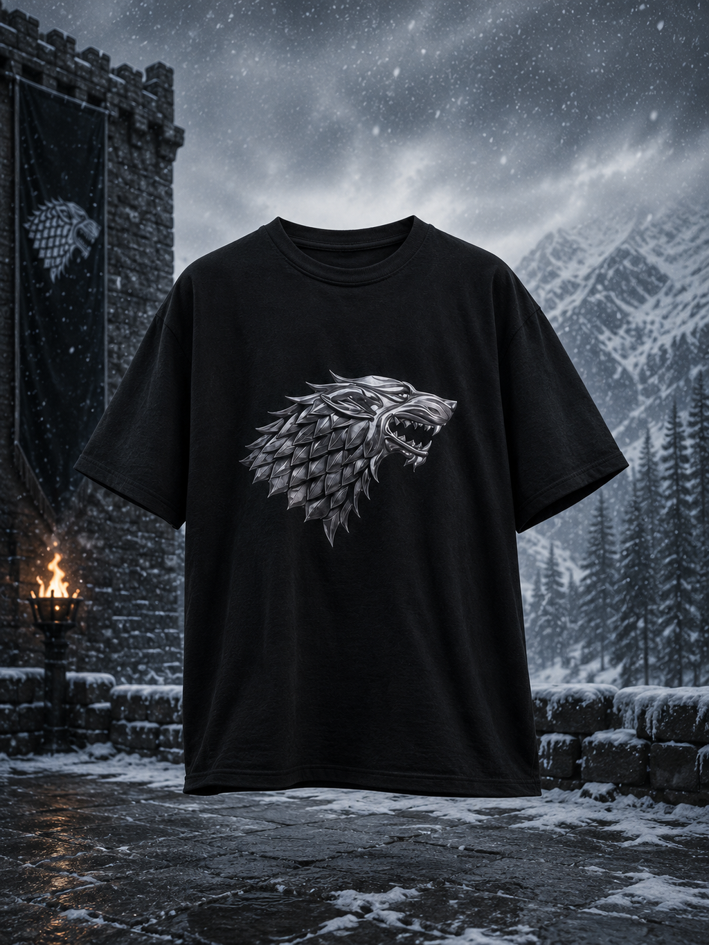 Stark Symbol Unisex Classic Crew T-Shirt