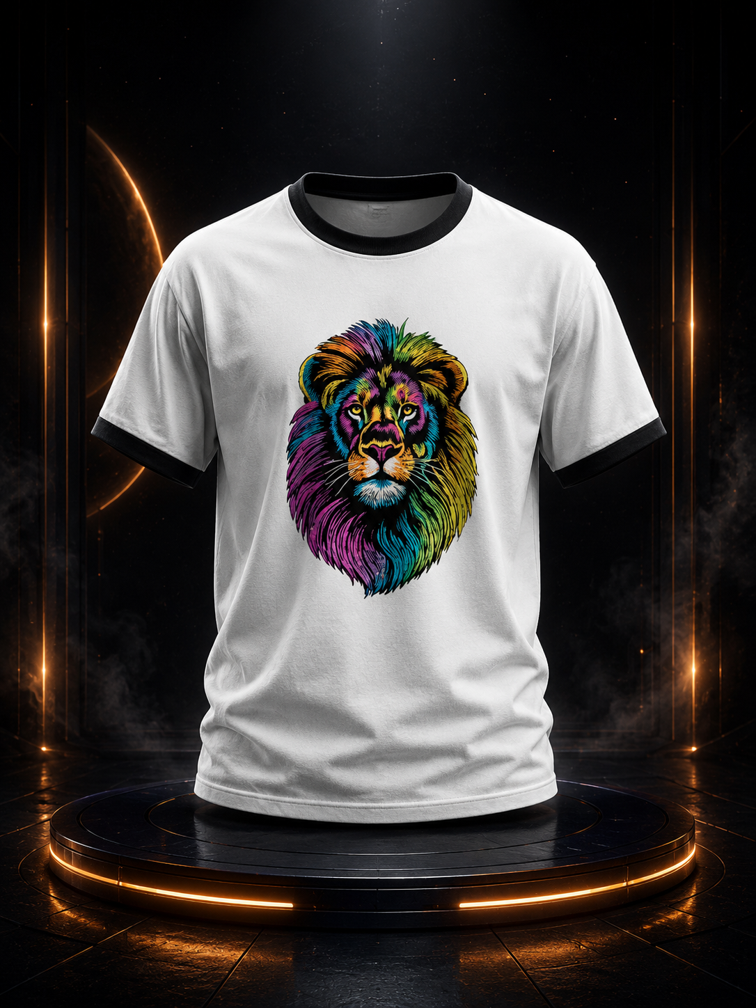 Leo Iconic Unisex Ringer T-Shirt