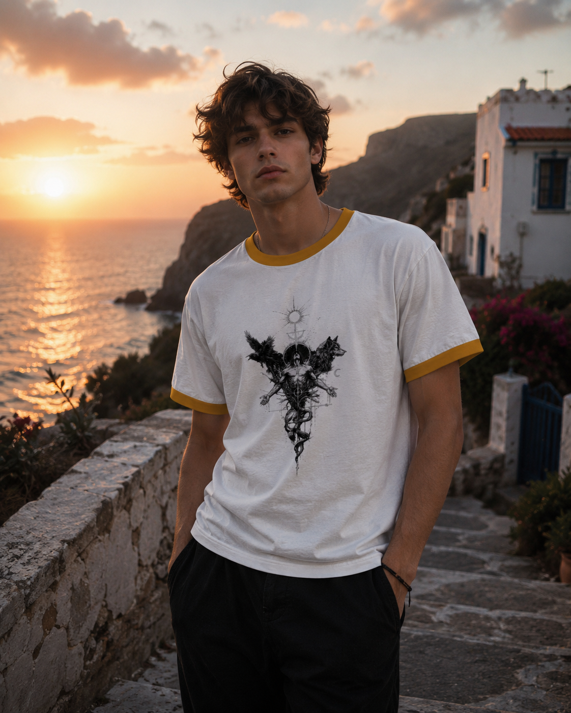 Cult Symbolic Unisex Ringer T-Shirt