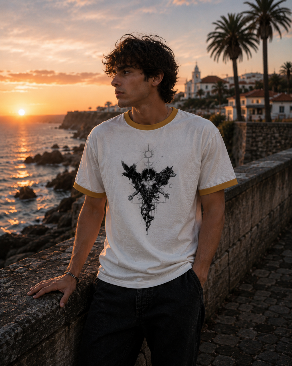 Cult Symbolic Unisex Ringer T-Shirt
