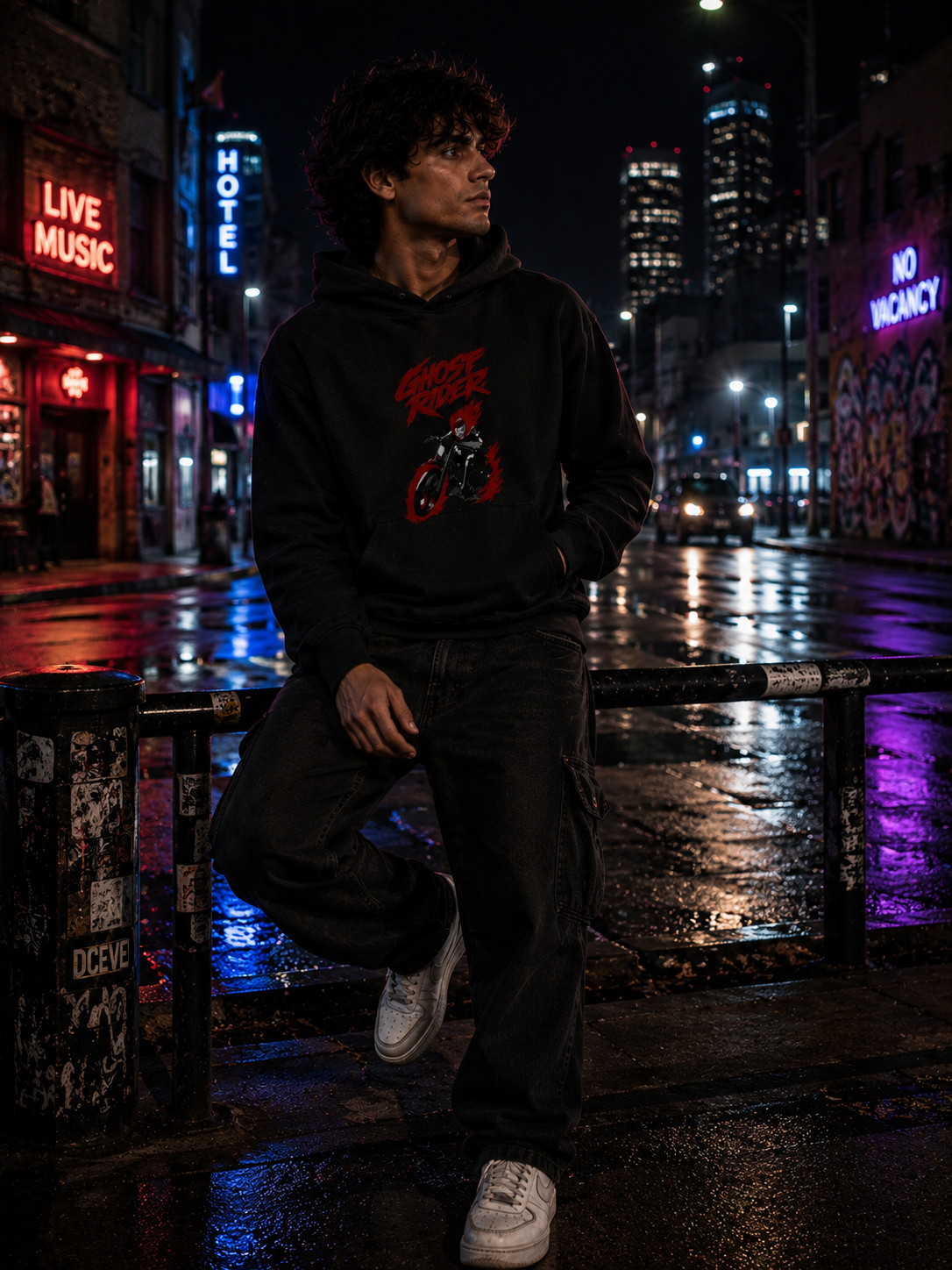 Ghost Rider Classic Unisex Pullover Hoodie