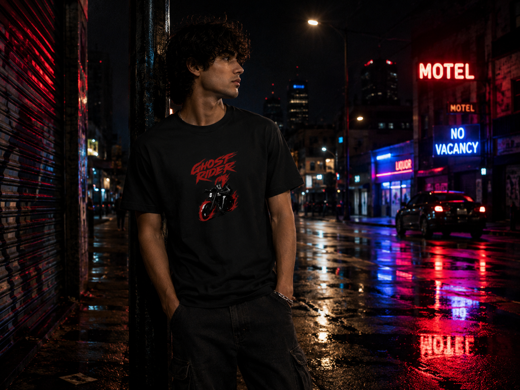 Ghost Rider classic Unisex Standard Crew T-Shirt