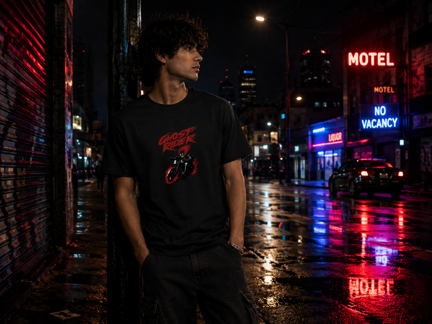 Ghost Rider classic Unisex Standard Crew T-Shirt