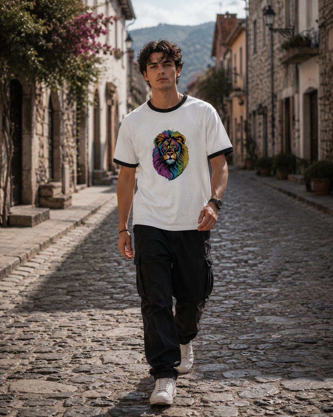 Leo cosmic Unisex Ringer T-Shirt