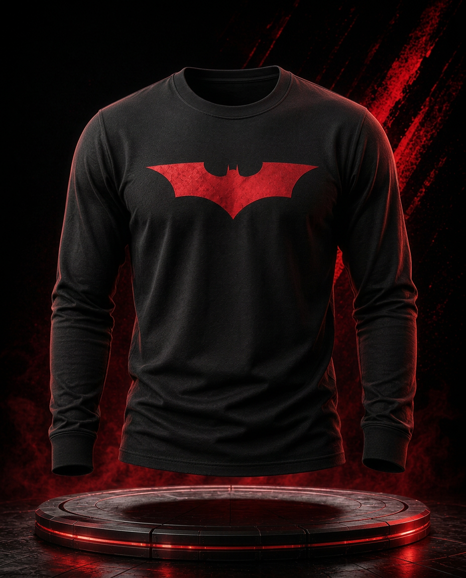 Bat symbolic Men's Full Sleeve T-Shirt