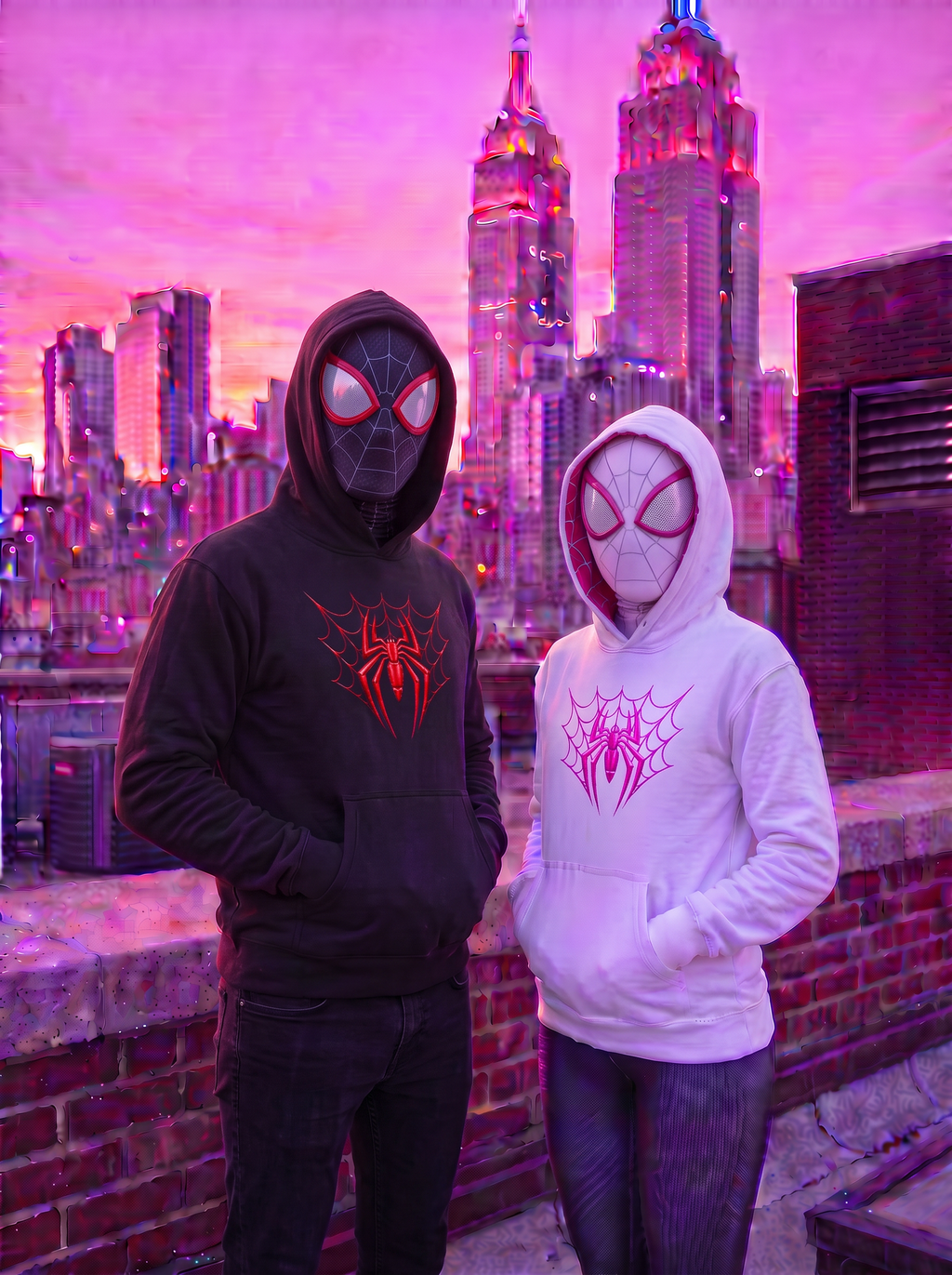 Spider Girl Symbolic Unisex Pullover Hoodie