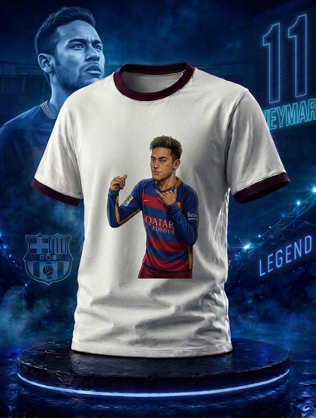 Neymar Unisex Ringer T-Shirt