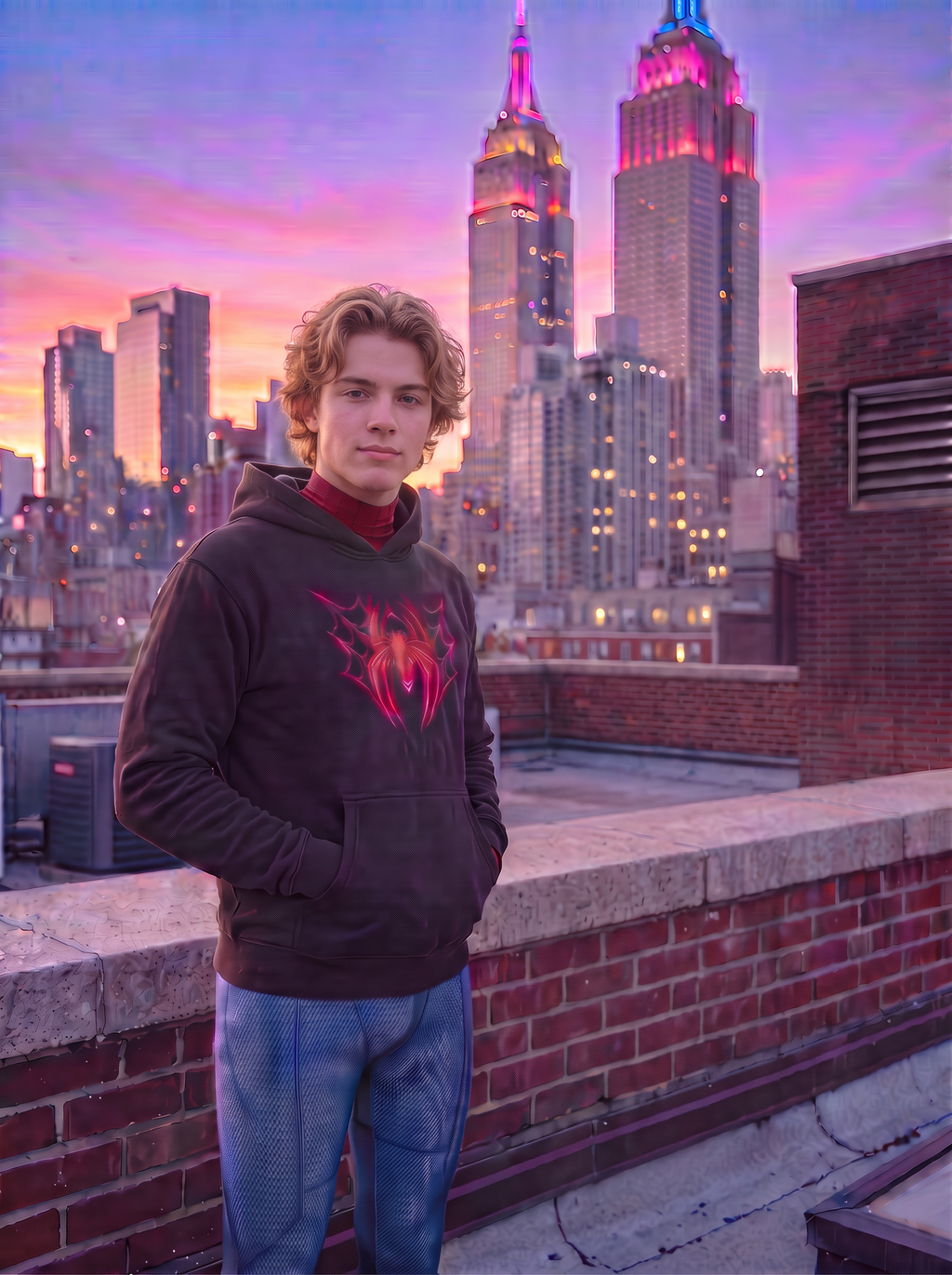 Spider man Symbolic Unisex Pullover Hoodie