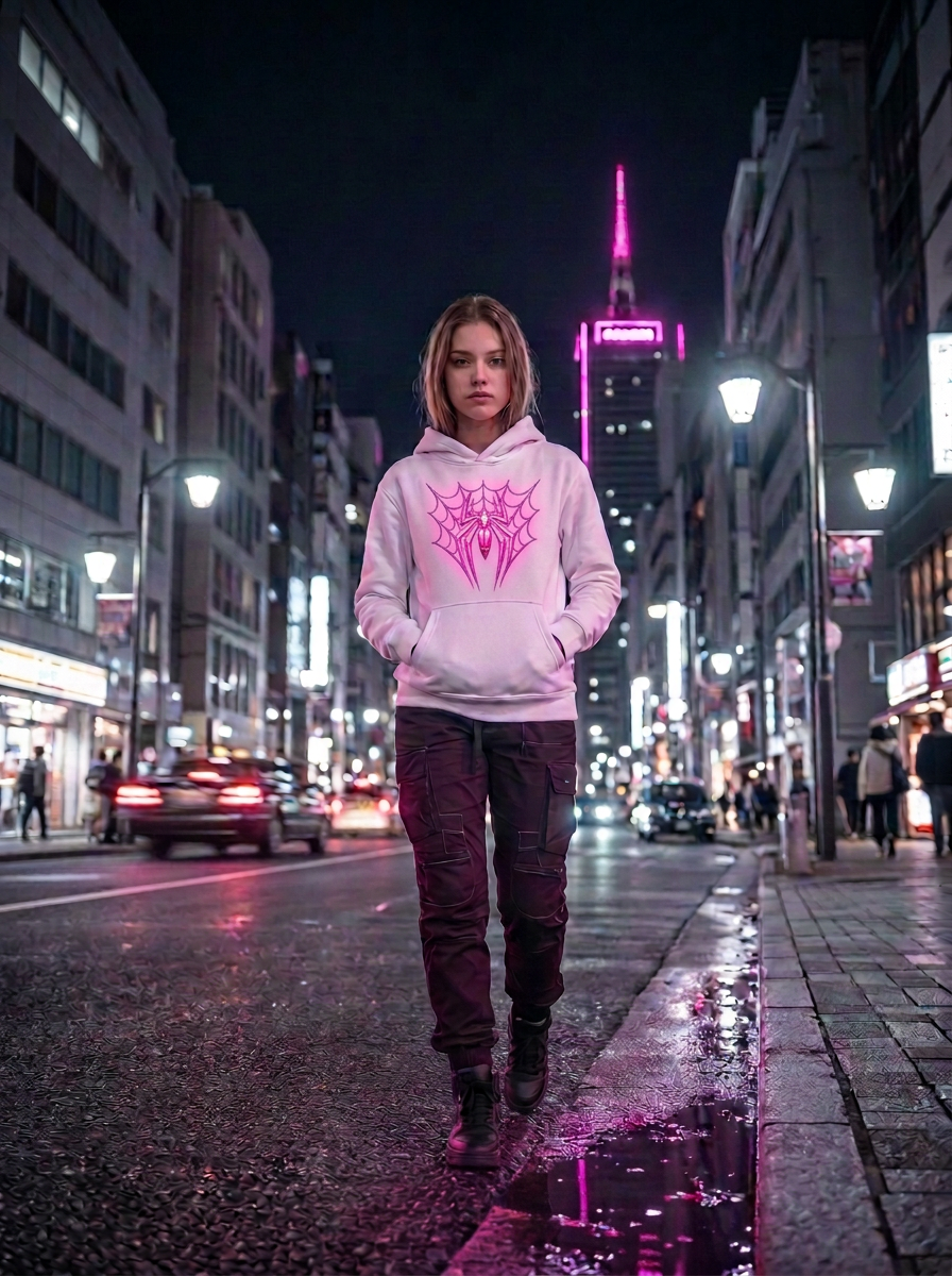Spider Girl Symbolic Unisex Pullover Hoodie