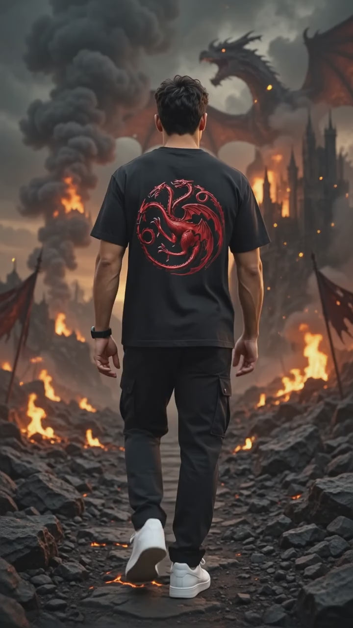 Targaryen Symbol Unisex Oversized Standard T-Shirt