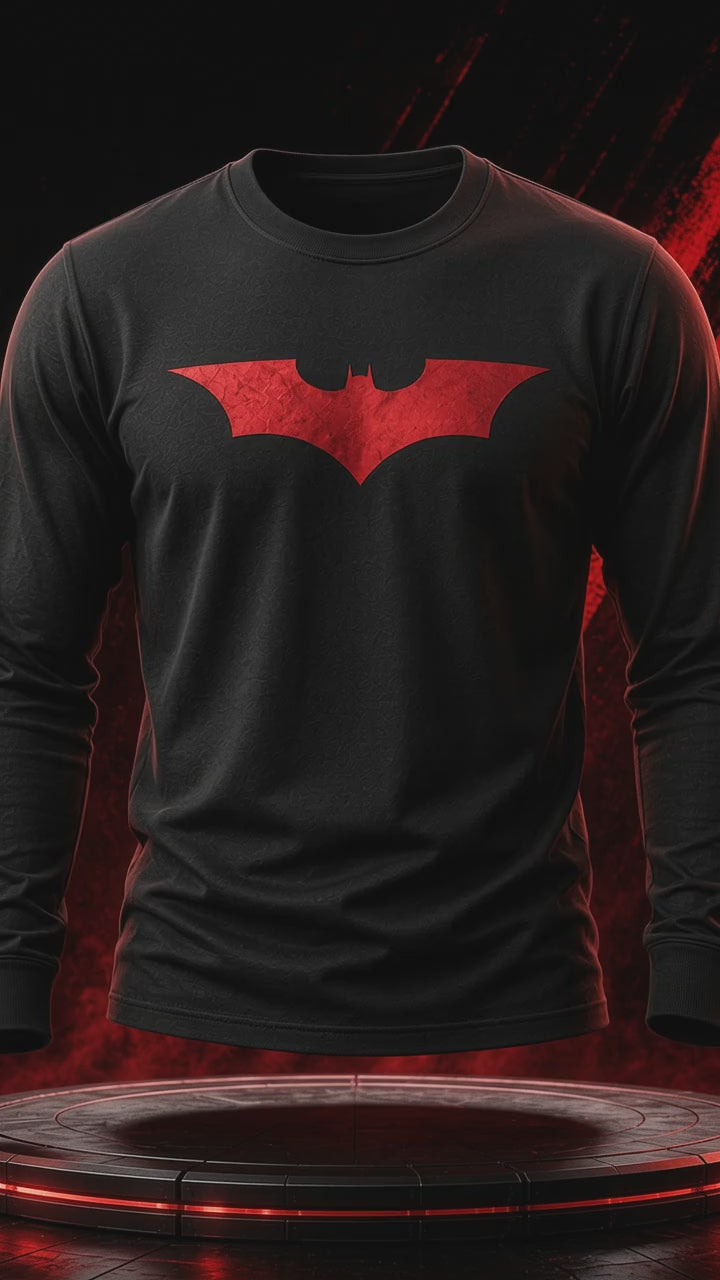 Bat symbolic Men's Full Sleeve T-Shirt