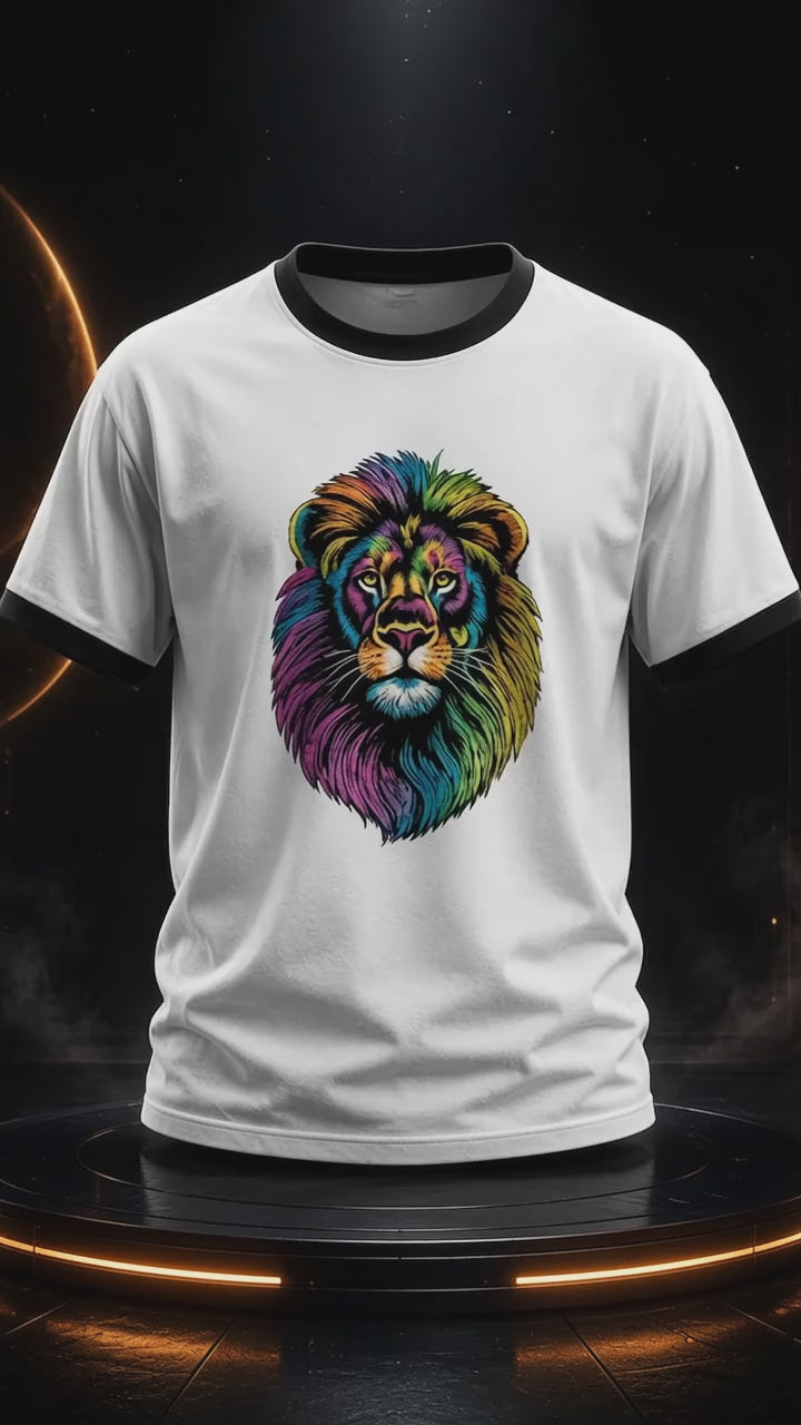 Leo Iconic Unisex Ringer T-Shirt
