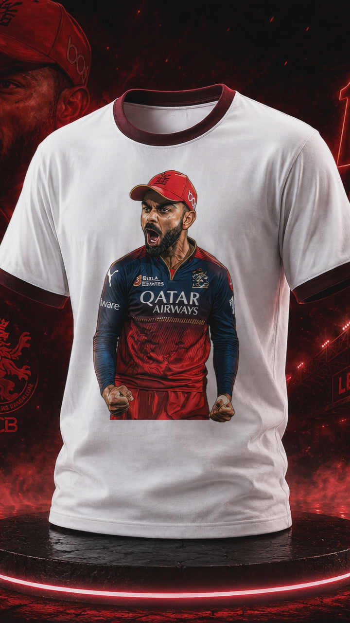 Virat Kohli Unisex Ringer T-Shirt