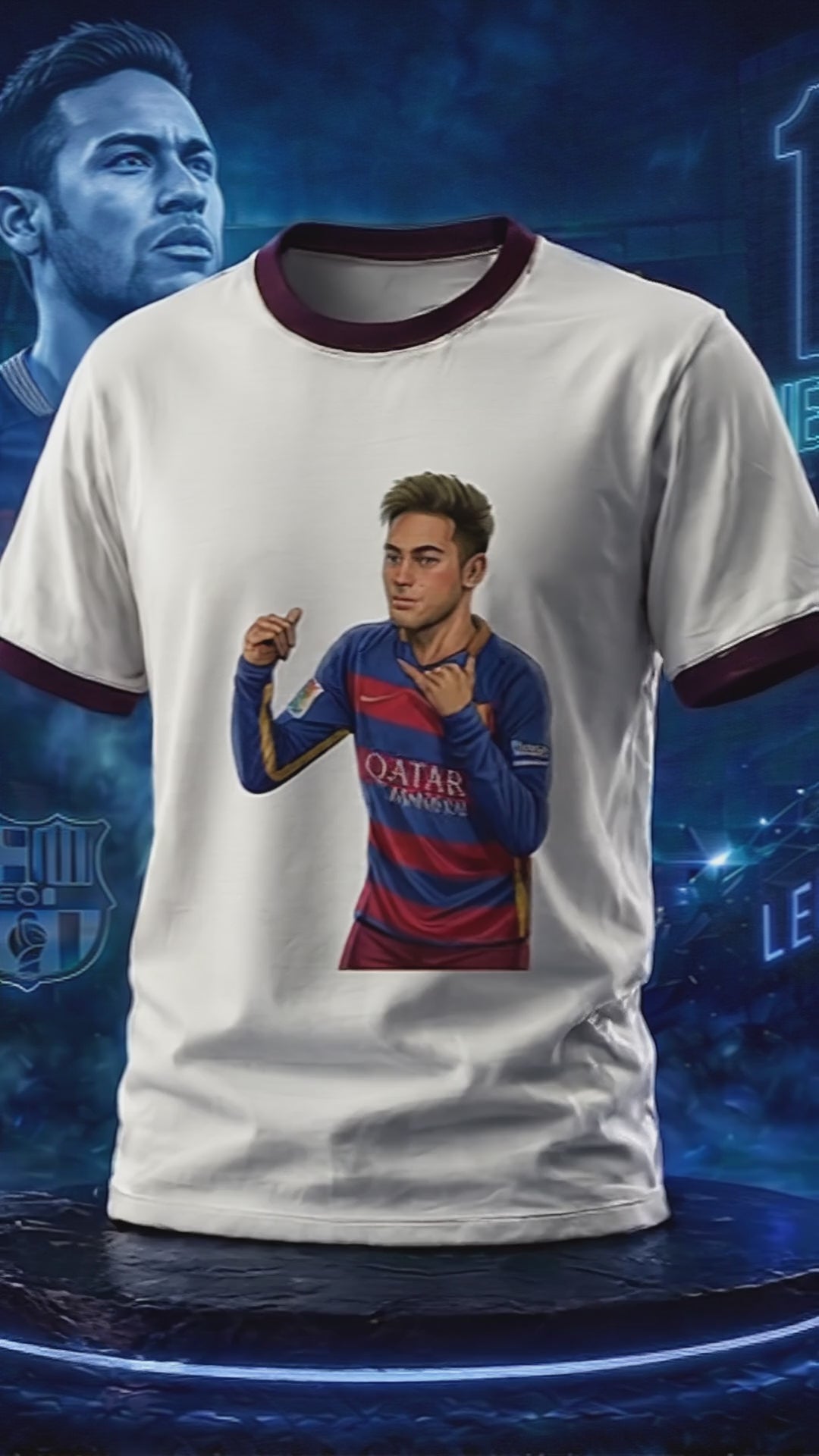 Neymar Unisex Ringer T-Shirt