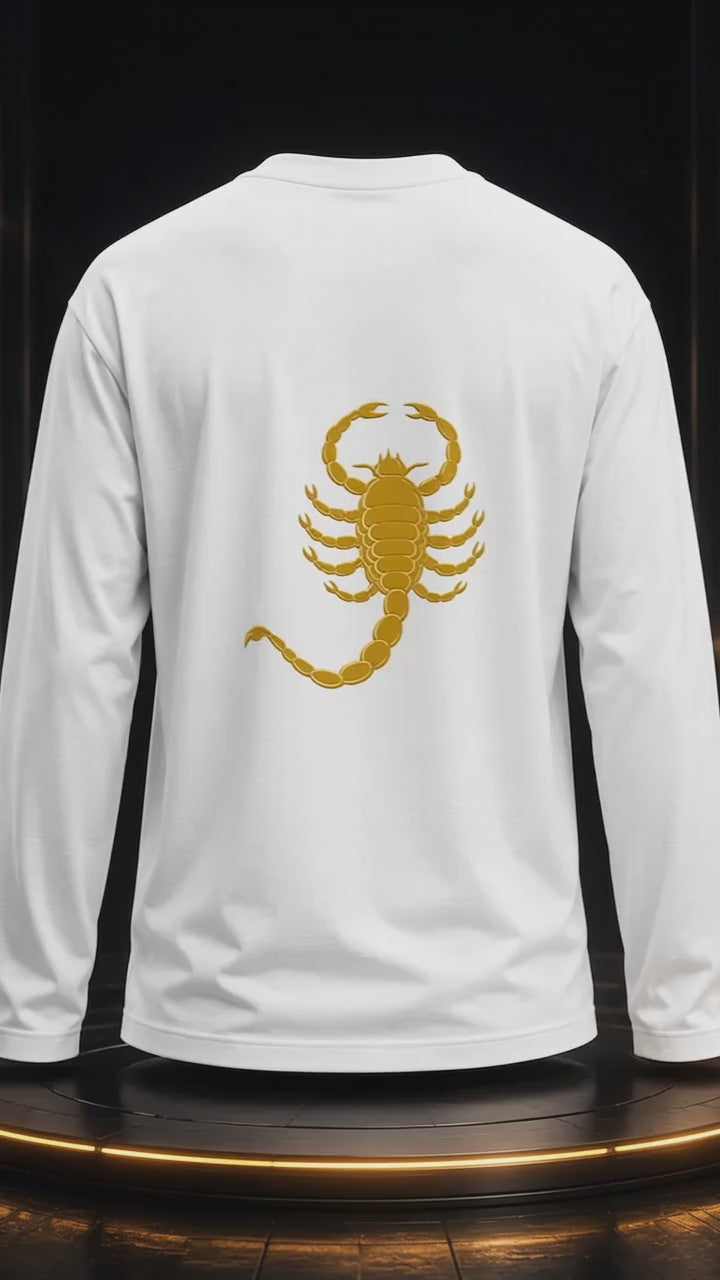 Scorpion Men's Full Sleeve T-Shirt