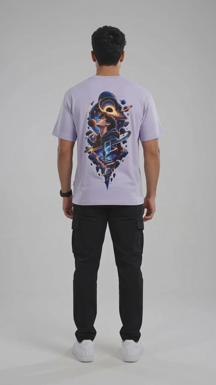 Space Illusion Iconic Unisex Oversized Standard T-Shirt