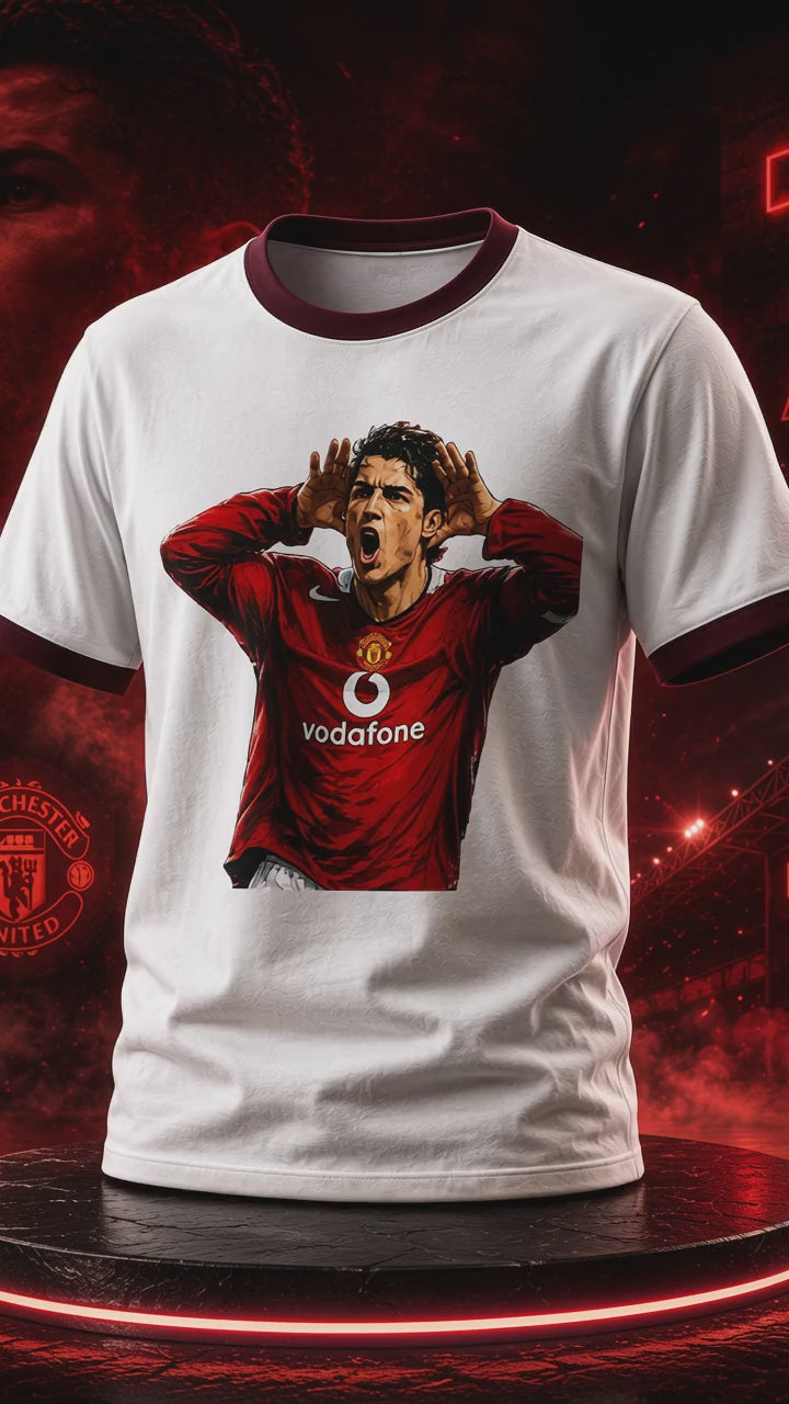 Ronaldo Iconic Unisex Ringer T-Shirt