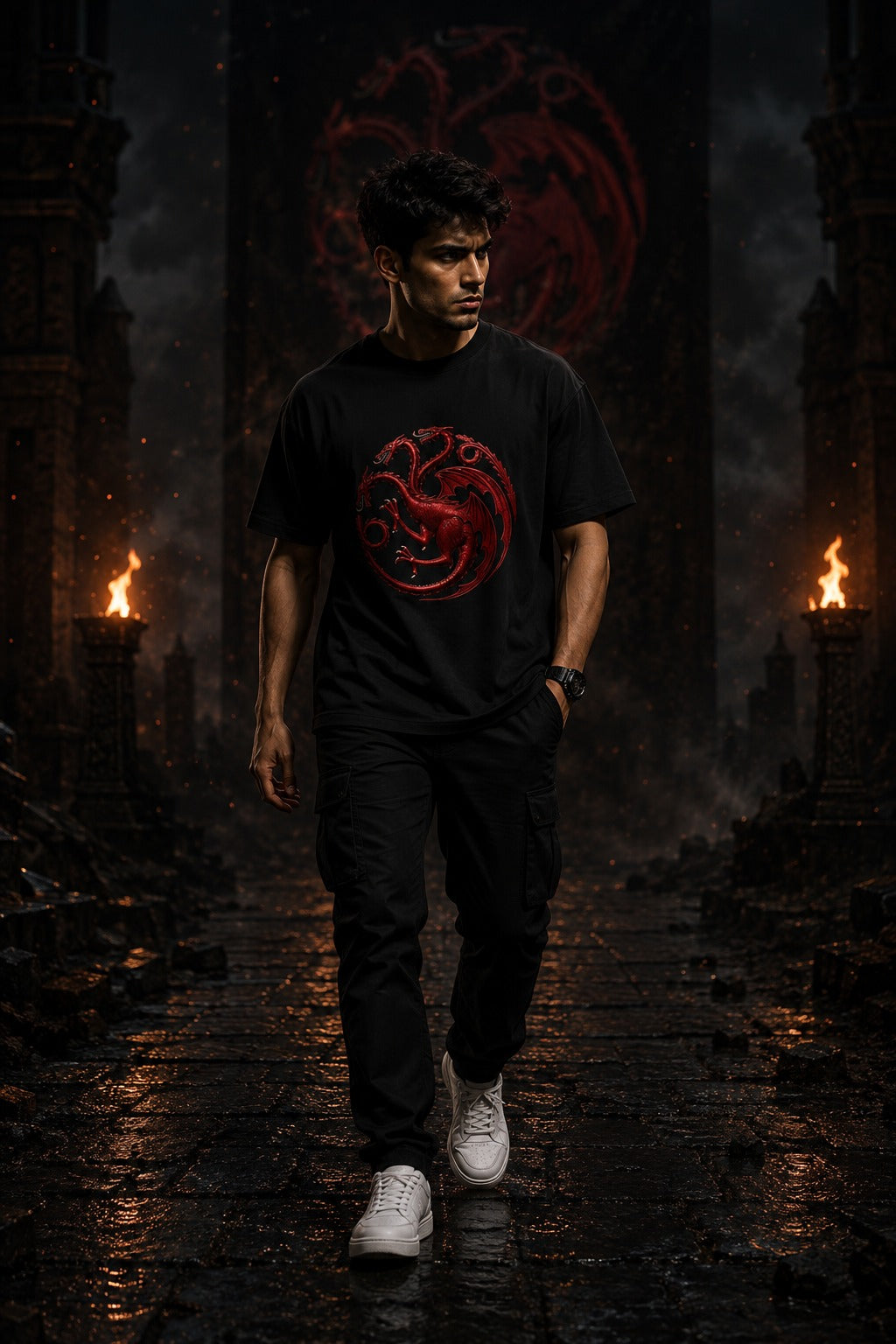 Dragon Symbolic Unisex Classic Crew T-Shirt