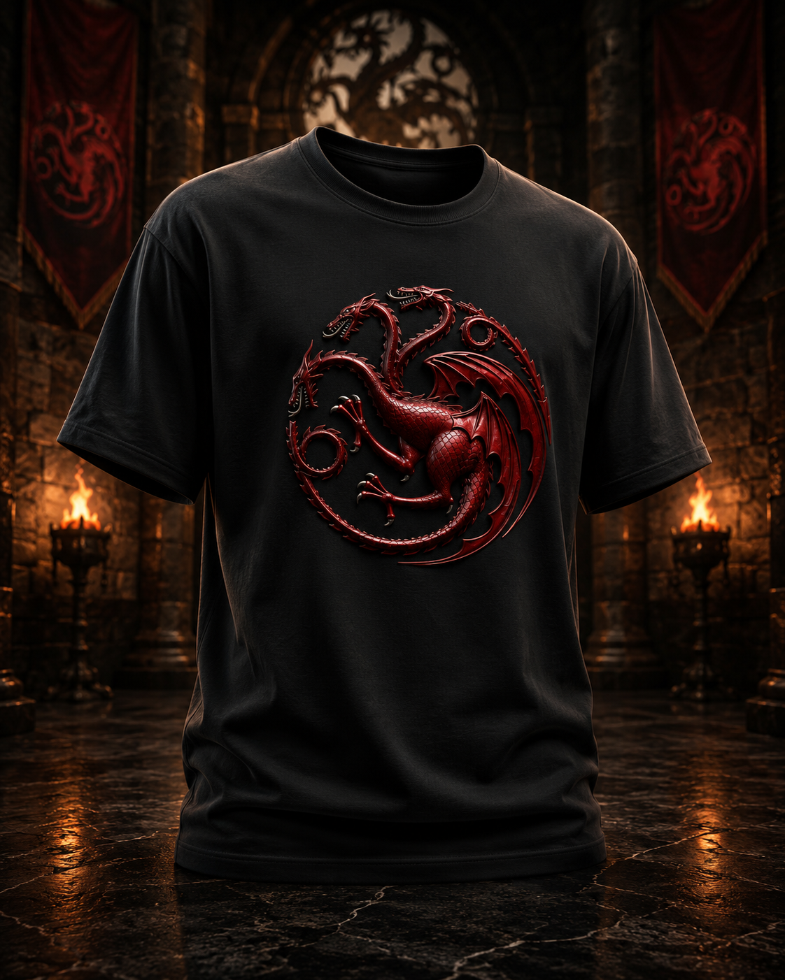 Dragon Symbolic Unisex Classic Crew T-Shirt